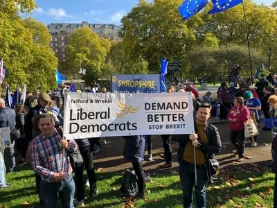 Telford and Wrekin Lib Dems march for a final say