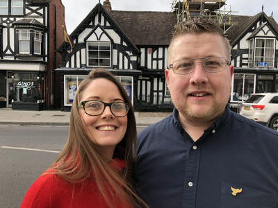 Councillor Thomas Janke and Sarah Sydra Newport, Shropshire