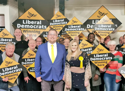 Shana Roberts Thomas Janke Telford Wrekin election rally November 2019