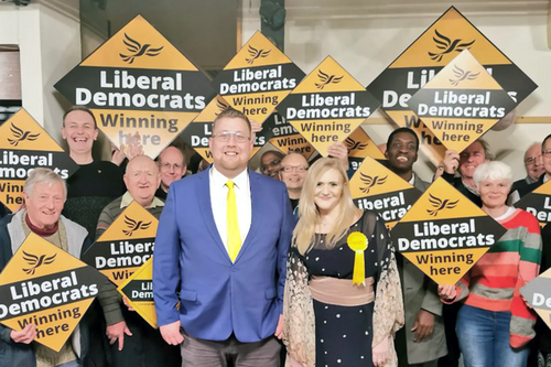 Shana Roberts Thomas Janke Telford Wrekin election rally November 2019